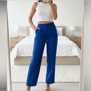 Wilfred Straight-Leg Dress Pants in Cobalt Blue